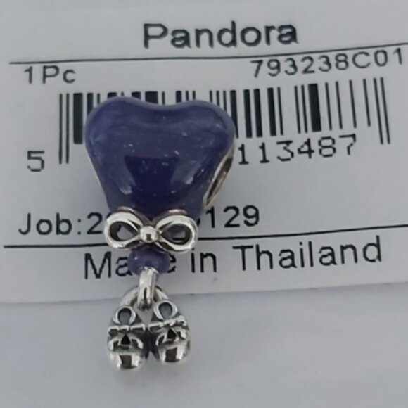 Auth PANDORA Sterling Silver Colour-changing Gender Reveal Girl Charm 793238C01 - Picture 2 of 11